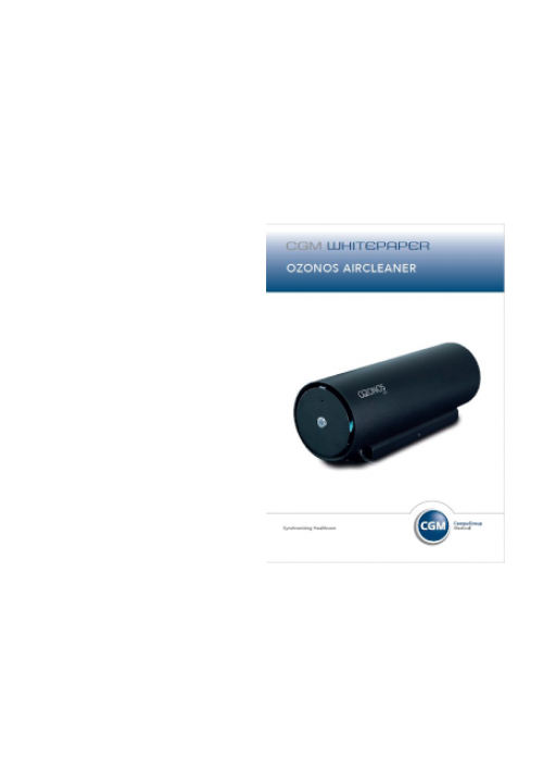 Whitepaper Cover OZONOS Aircleaner Download: Whitepaper "OZONOS Aircleaner"